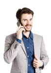 successful-businessman-fixing-his-suit-talking-mobile-phone-smiling-camera-standing-whi